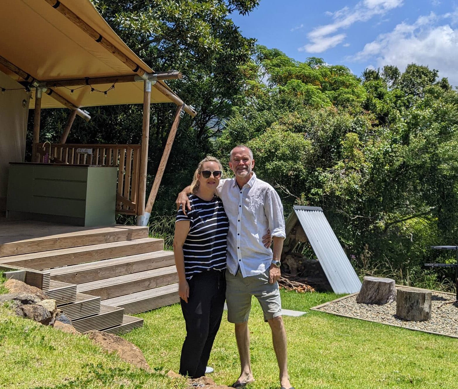 Cicada Luxury Camping Nick and Jen Currie