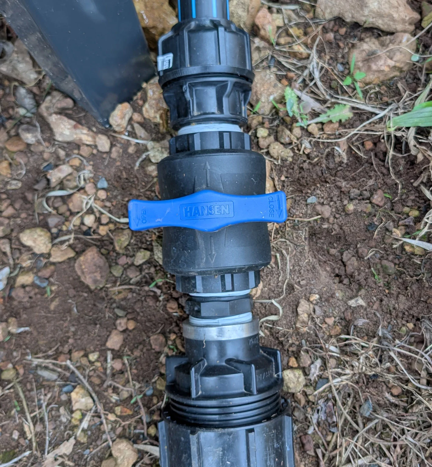 hot tub valve closed